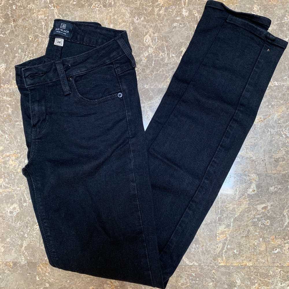 Just Black Skinny Jeans